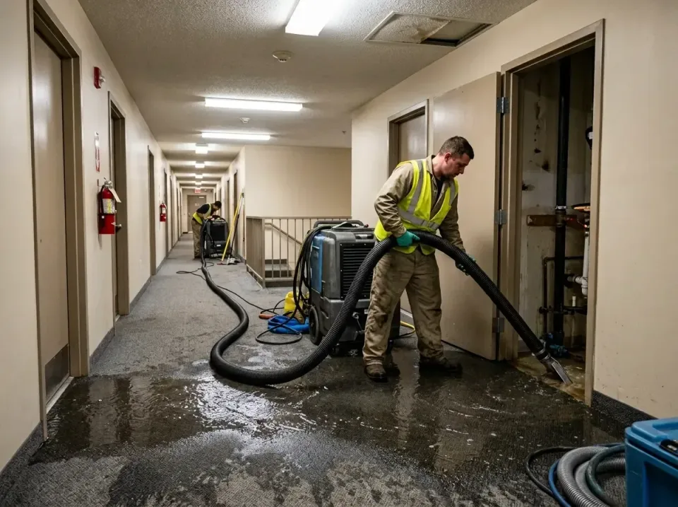 multi-unit-apartment-hallway-f-005 — frequently asked questions, Emergency Burst Pipe Water Extraction & Removal in Greybull…